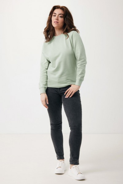 IQONIQ Etosha Lightweight Sweater aus recycelter Baumwolle, Iceberg green L