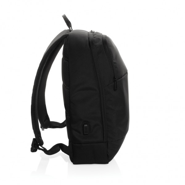 Swiss Peak AWARE™ moderner 15,6` Laptop-Rucksack, schwarz