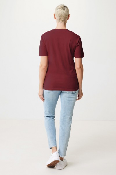 IQONIQ Bryce T-Shirt aus recycelter Baumwolle, burgunderrot XXXL