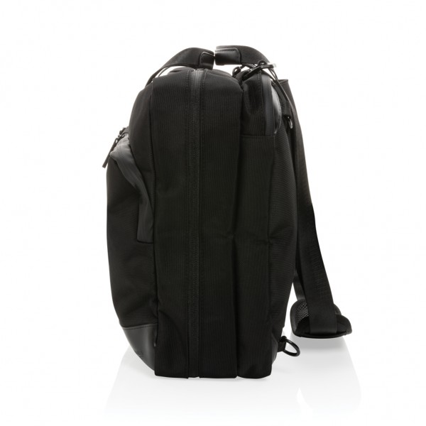 Swiss Peak AWARE™ Executive 2-in-1 Laptop-Rucksack, schwarz