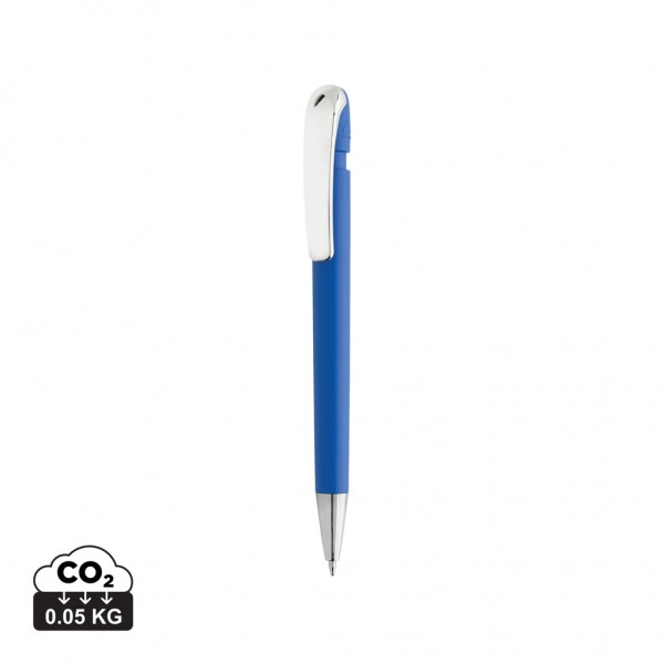 Glide GRS-zertifizierter rABS Stift mit Metallclip, blau