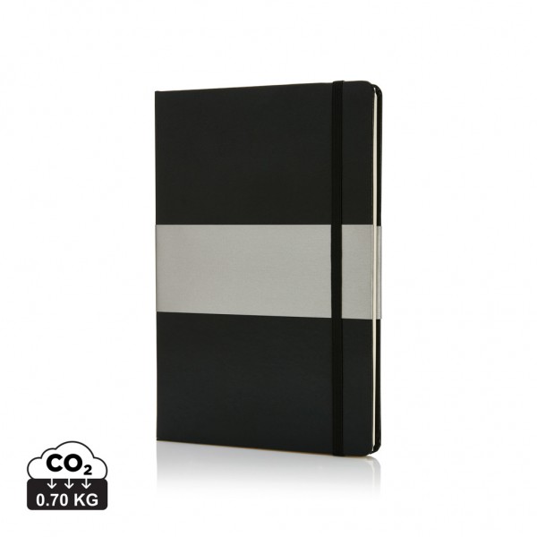 Deluxe Hardcover A5 Notizbuch, schwarz