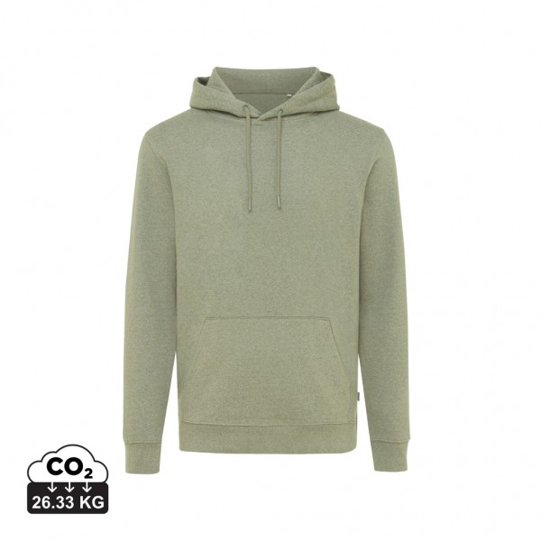 IQONIQ Torres ungefärbter Hoodie aus recycelter Baumwolle, heather green S