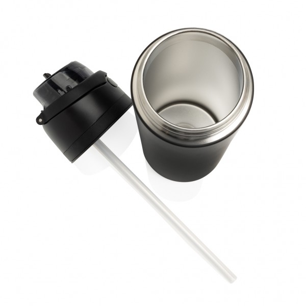 Omni Sip verschließbare Flasche aus RCS-reSteel, 720ml, schwarz
