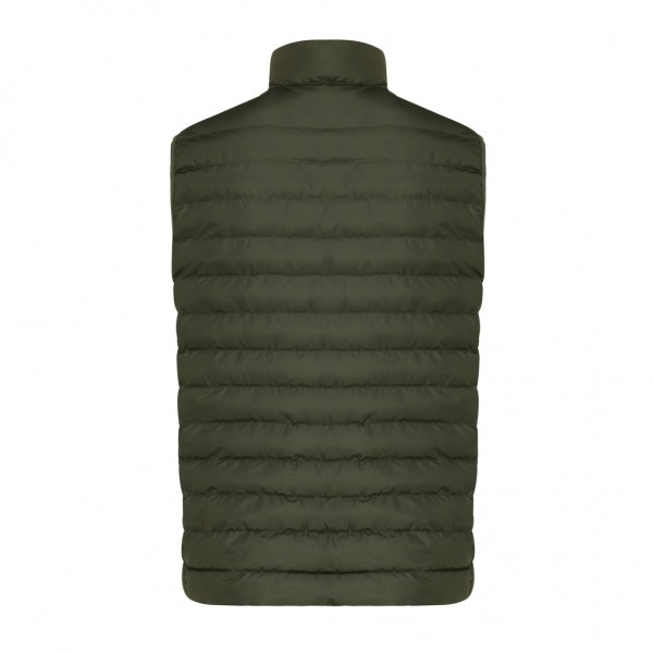 IQONIQ Meru Herren Bodywarmer aus recyceltem Polyester, khaki XXL