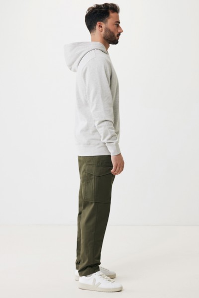 IQONIQ Yengo Hoodie mit Seitentaschen aus rec. Baumwolle, light heather grey XXXL