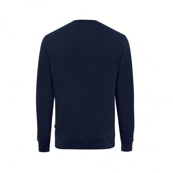 IQONIQ Zion Rundhals-Sweater aus recycelter Baumwolle, navy blau XL