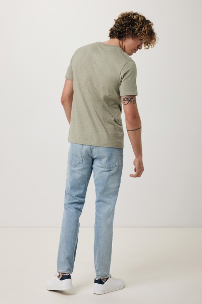 IQONIQ Brett T-Shirt aus recycelter Baumwolle, light heather green XXL