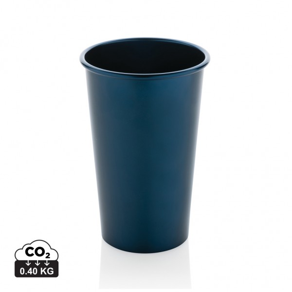 Alo Leight-Weight-Becher aus RCS recyceltem Aluminium 450ml, navy blau