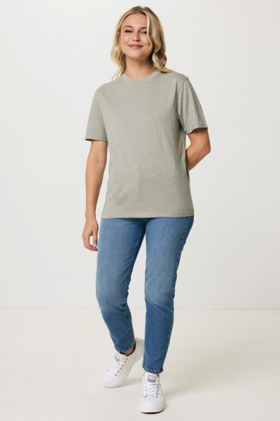 IQONIQ Sierra Lightweight T-Shirt aus recycelter Baumwolle, light heather green XS