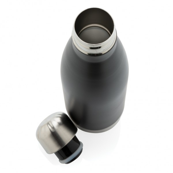 Vakuumisolierte Stainless Steel Flasche, schwarz