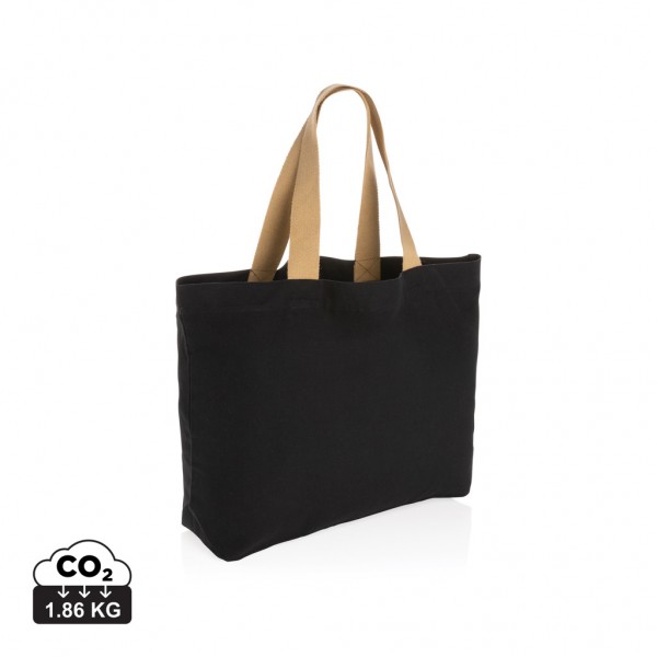Impact Aware™ 240g/m² große Tasche aus rCanvas, ungefärbt, schwarz