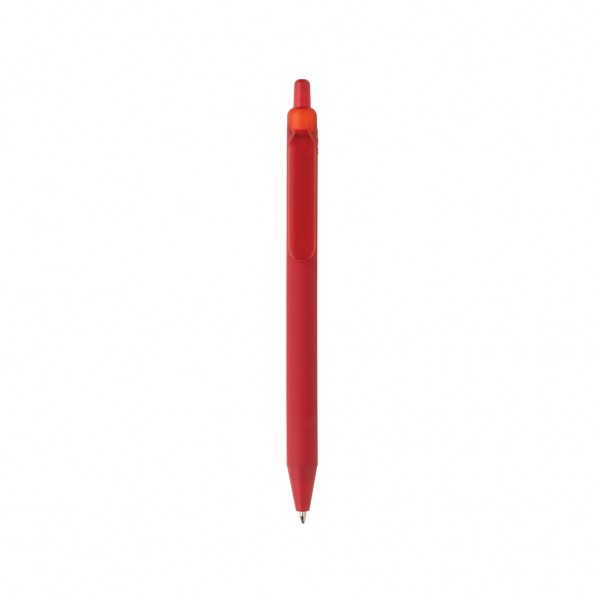 Tide Smooth Touch Stift aus GRS zertifiziert recyceltem ABS, rot