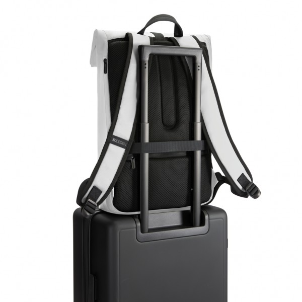 Urban wasserabweisender Flap-Top Rucksack, off white