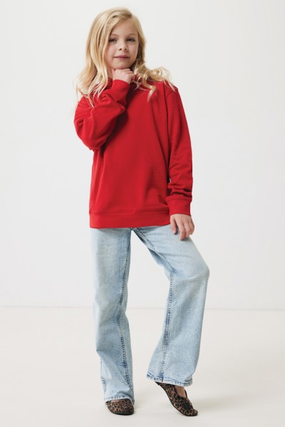 IQONIQ Yengo KidsHoodie mit Seitentaschen aus rec. Baumwolle, rot 78