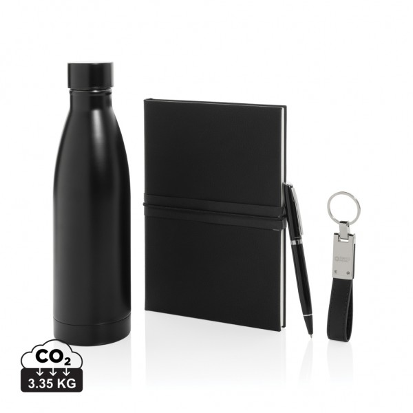 Swiss Peak RCS Deluxe Business-Set mit Flasche, schwarz