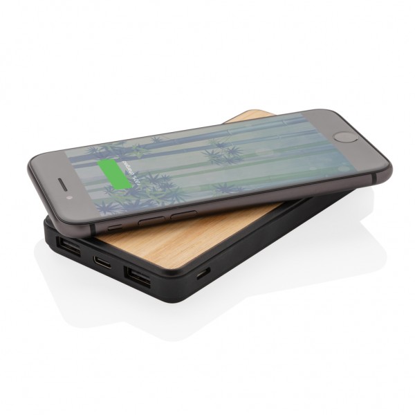 RCS Rplastic 8.000mAh Wireless Powerbank, braun