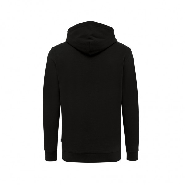 IQONIQ Jasper Hoodie aus recycelter Baumwolle, schwarz XXXL