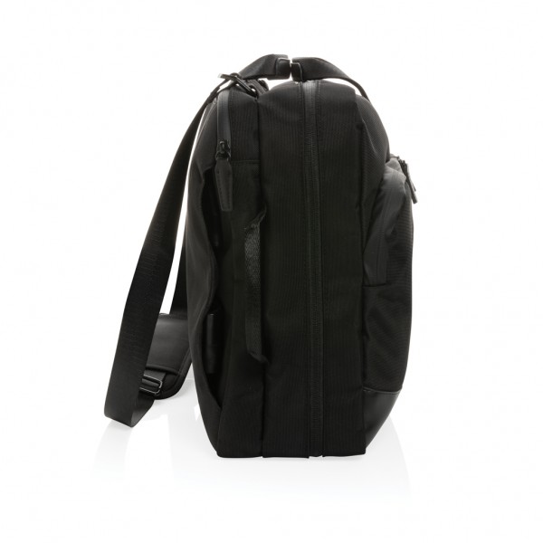 Swiss Peak AWARE™ Executive 2-in-1 Laptop-Rucksack, schwarz
