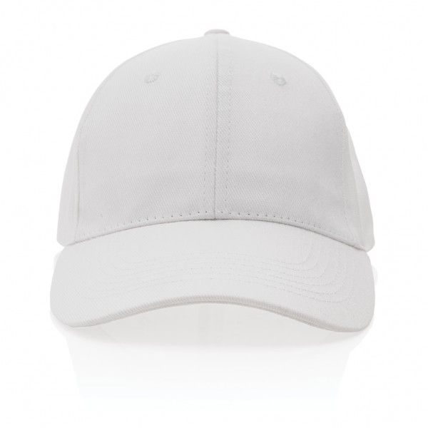 Impact 6 Panel Kappe aus 280gr rCotton mit AWARE™ Tracer, weiß