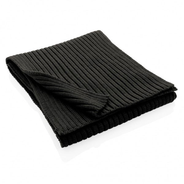 Impact AWARE™ Polylana® Strickschal 180x25cm, schwarz