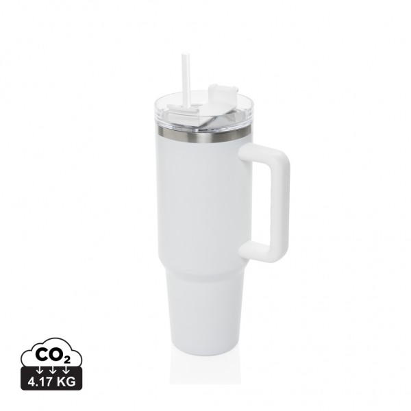 Peakflow Becher aus RCS recyceltem Stainless Steel 1200ml, weiß