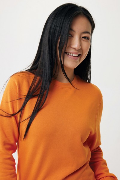 IQONIQ Etosha Lightweight Sweater aus recycelter Baumwolle, orange XXL