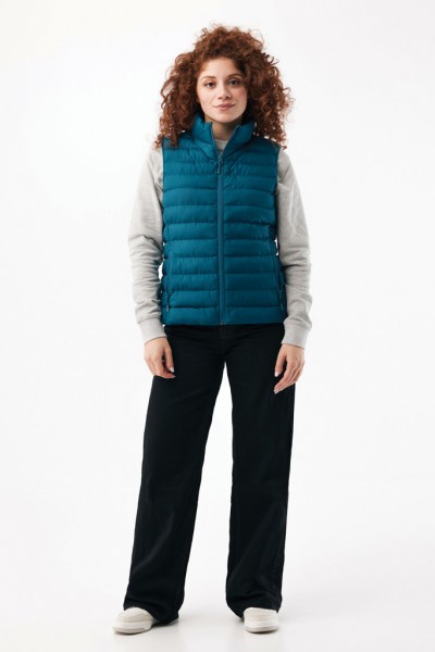 IQONIQ Meru Damen Bodywarmer aus recyceltem Polyester, dark teal L