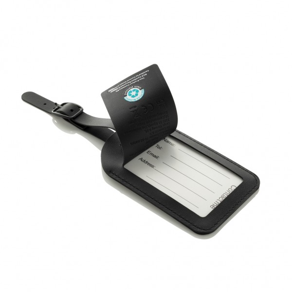 Globefind Dual RCS Gepäckanhänger mit weltweiter Ortung, schwarz