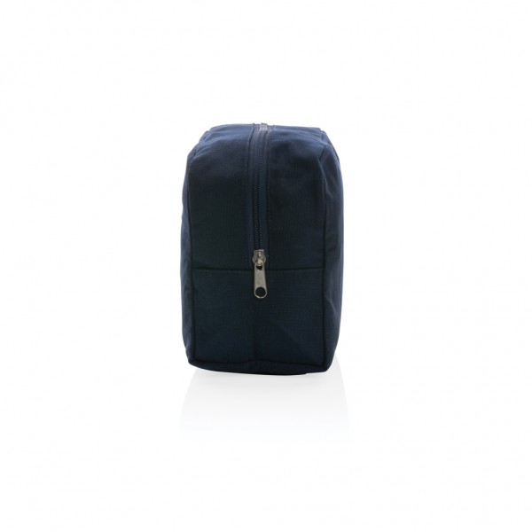 Impact Aware™ 285g/m² Kosmetiktasche aus ungefärbtem Canvas, navy blau