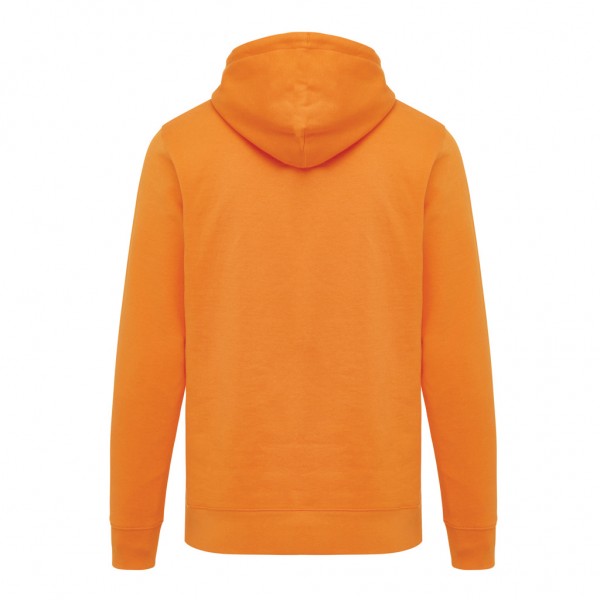 IQONIQ Rila Lightweight Hoodie aus recycelter Baumwolle, orange S