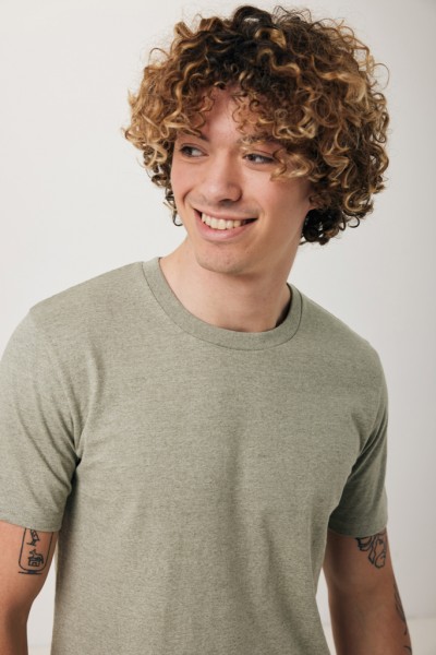 IQONIQ Brett T-Shirt aus recycelter Baumwolle, light heather green S