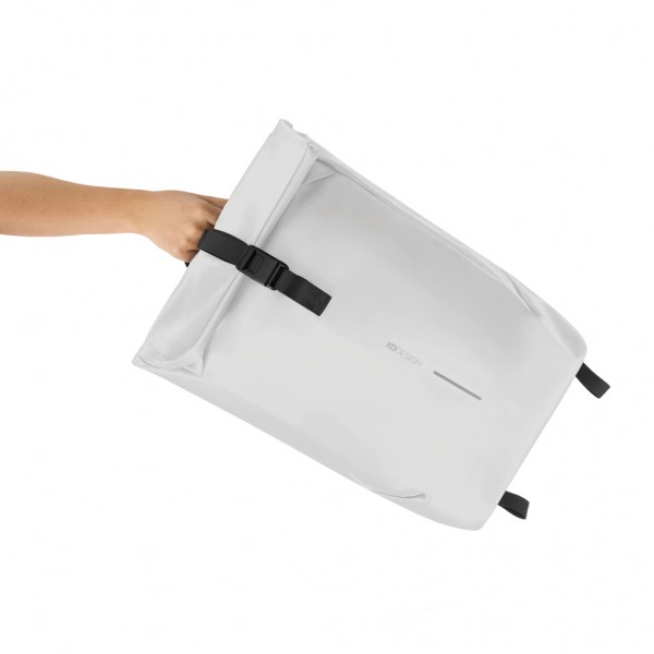 Urban wasserabweisender Flap-Top Rucksack, off white