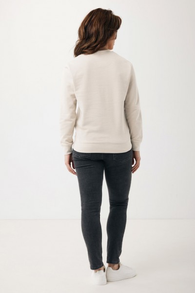 IQONIQ Etosha Lightweight Sweater aus recycelter Baumwolle, ivory white S