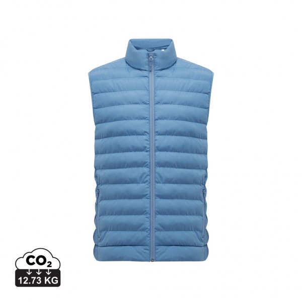 IQONIQ Meru Herren Bodywarmer aus recyceltem Polyester, moon blue M