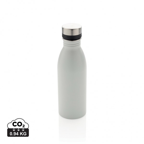Deluxe Wasserflasche aus RCS recyceltem Stainless-Steel, weiß