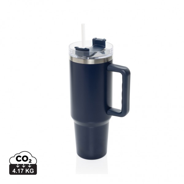 Peakflow Becher aus RCS recyceltem Stainless Steel 1200ml, navy blau