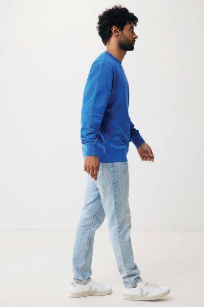 IQONIQ Etosha Lightweight Sweater aus recycelter Baumwolle, Königsblau XL