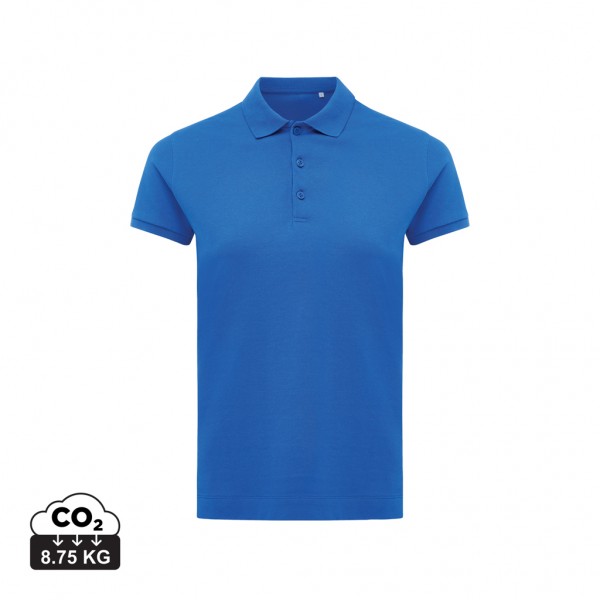 IQONIQ Yosemite Damen Piqué-Poloshirt aus rec. Baumwolle, Königsblau L