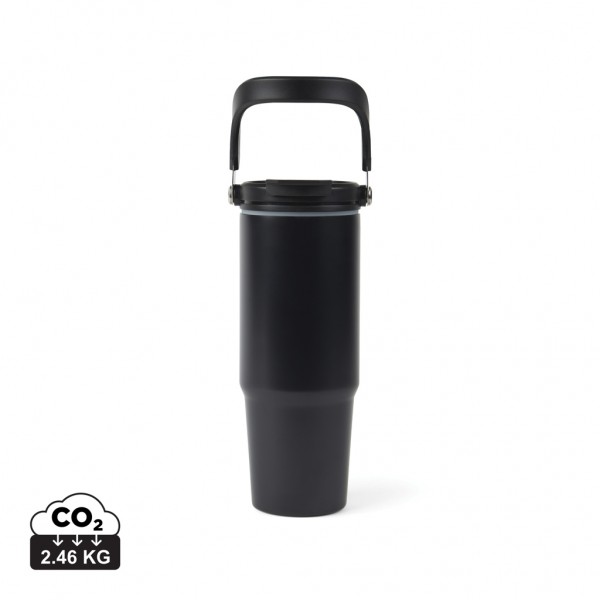 VINGA Eos Trek 880ml Flasche aus RCS rec. Stainless-Steel, schwarz