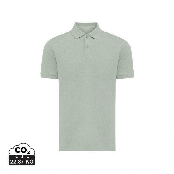 IQONIQ Yosemite Piqué-Poloshirt aus recycelter Baumwolle, Iceberg green XXS