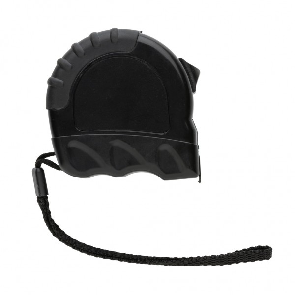 5m/19mm Maßband aus RCS recyceltem Kunststoff, schwarz