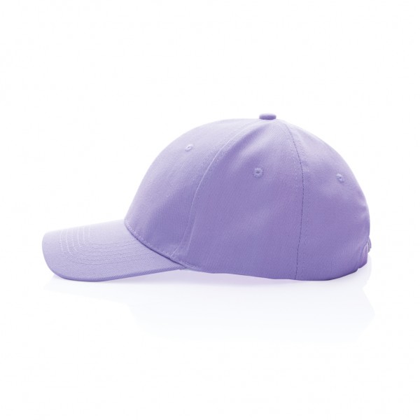 Impact 6 Panel Kappe aus 280gr rCotton mit AWARE™ Tracer, lavender