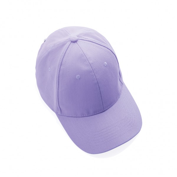 Impact 6 Panel Kappe aus 280gr rCotton mit AWARE™ Tracer, lavender