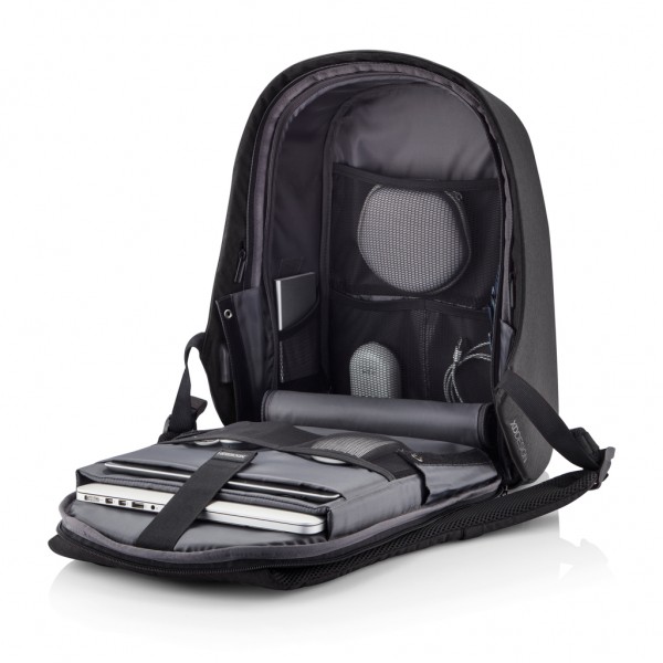 Bobby Hero XL Anti-Diebstahl-Rucksack, schwarz