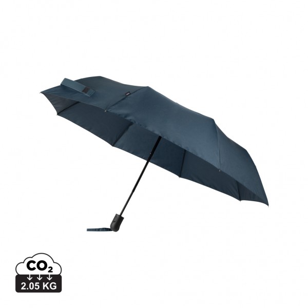 VINGA Baltimore AWARE™ RPET 21“ Regenschirm, navy blau