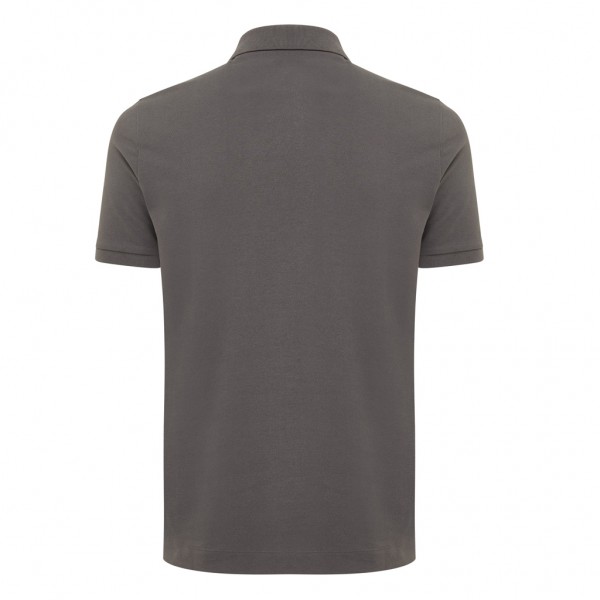 IQONIQ Yosemite Piqué-Poloshirt aus recycelter Baumwolle, anthrazit L
