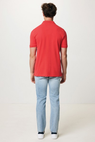 IQONIQ Yosemite Piqué-Poloshirt aus recycelter Baumwolle, luscious red XS
