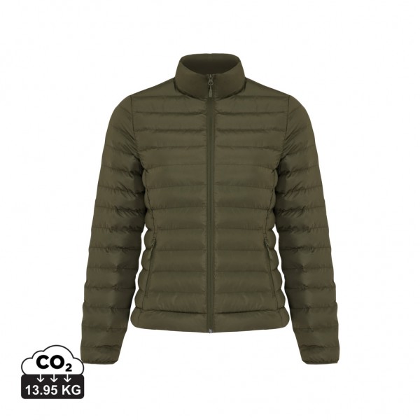 IQONIQ Maiko Damen Steppjacke aus recyceltem Polyester, khaki S