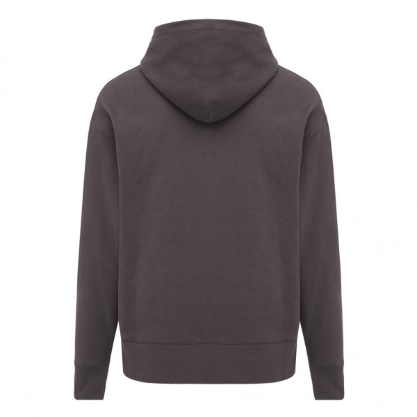 IQONIQ Yoho Relax-Hoodie aus recycelter Baumwolle, anthrazit XXL